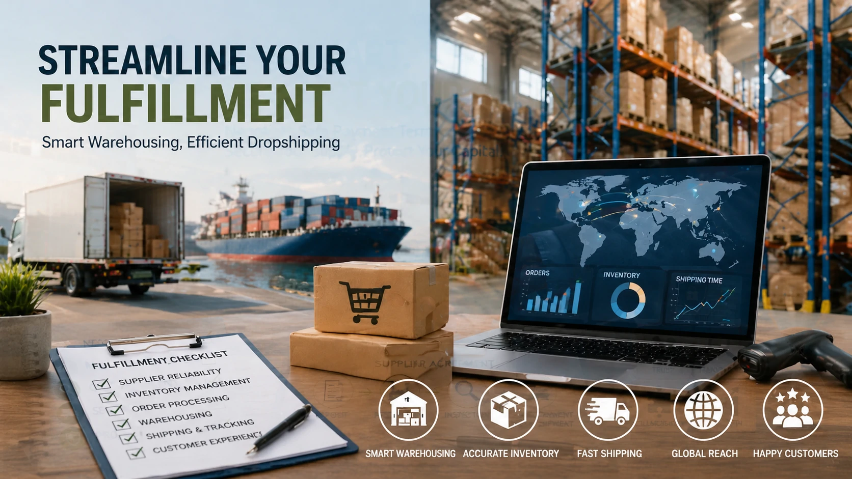 Rationalisez votre traitement&nbsp;: une liste de contrôle pour l'entreposage et le dropshipping en Chine